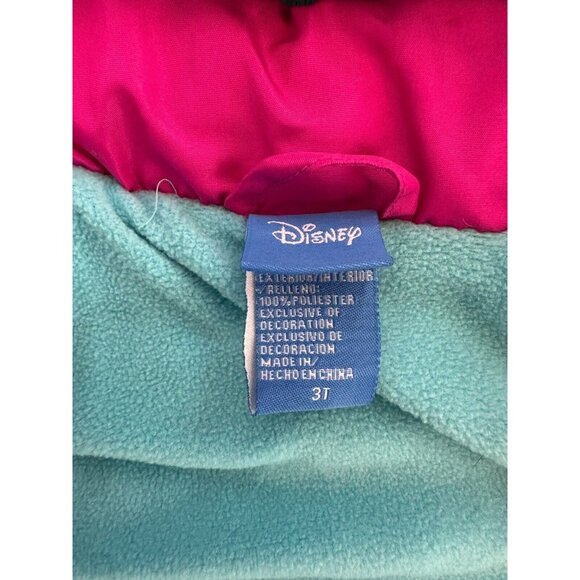 Disney Frozen Girls 3T Graceful Regal Powerful Jacket With Hood Lined. - Picture 6 of 9